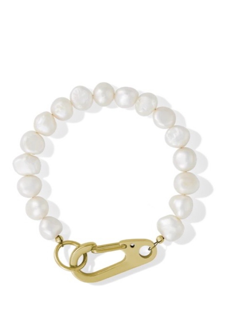 James Michelle Pearl Lock Bracelet